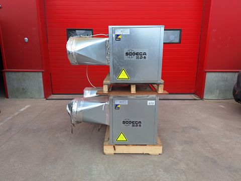 4 Centrifugaal ventilatie-units "Sodeca"