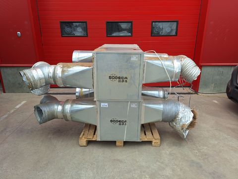 4 Centrifugaal ventilatie-units "Sodeca"