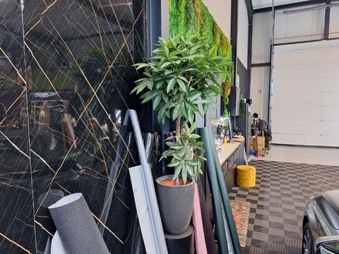 3 x kunstplanten in pot
