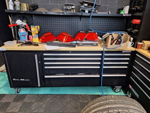 Gereedschapswagen Toolmania met 10 laden en 1 deur (excl.inhoud)