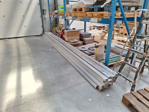 50st.aluminium draagbalken 6m(terrastegels)