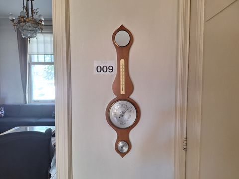 Klassieke houten barometer Armand Pien