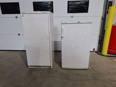 2 diepvrieskasten met lades