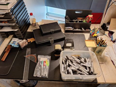 Bureauaccessoires (zie afb)