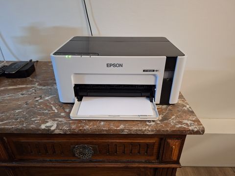 Epson printer ET-M1120 met speciale afdrukinkt voor tattoo’s
