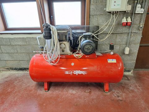 luchtcompressor OMA 10pk ,tankcapaciteit 500 liter