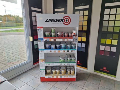 Lot verfproducten en primers – Zinsser (winkeldisplay incl.)
