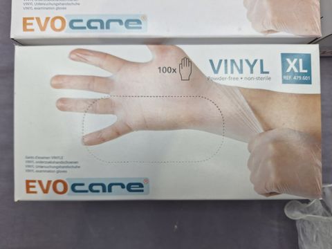 EVOcare vinyl wegwerphandschoenen – 5 dozen
