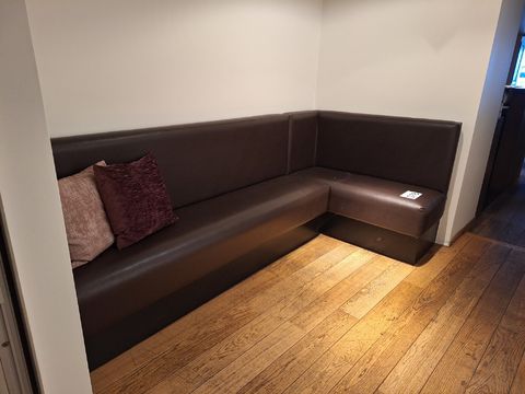 Banc en 2 parties, coussins inclus