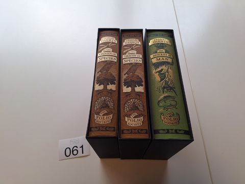 Charles Darwin – 3 Folio Society klassiekers in slipcase