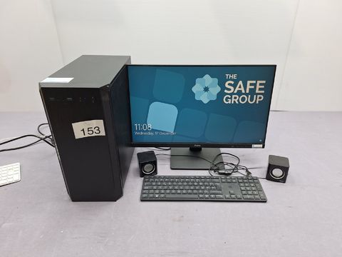 Desktop-pc + Monitor Setup