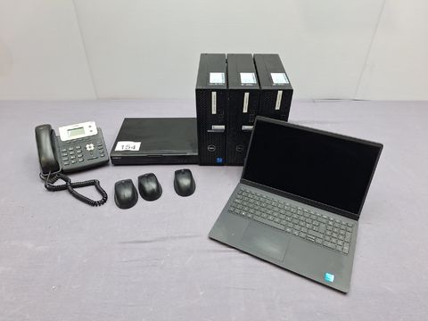 3x Dell OptiPlex + laptop + IP-telefoon + NVR recorder