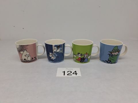ARABIA Finland “Moomin” mokken (4 stuks)