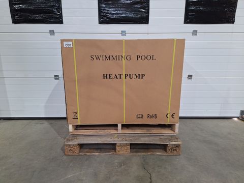 Professionele zwembad warmtepomp, model MAXPUMP-35RE, nieuw en verpakt in originele doos