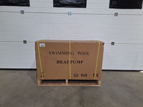 Professionele zwembad warmtepomp, model MAXPUMP-20RE, nieuw en verpakt in originele doos