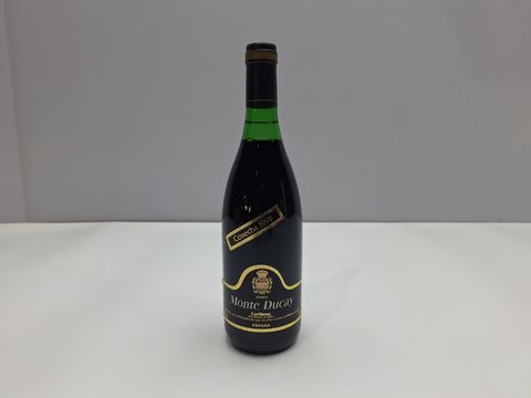 1 fles Spaanse rode wijn-Monte Ducay – Cariñena – 1991 & Crianza – 75 cl