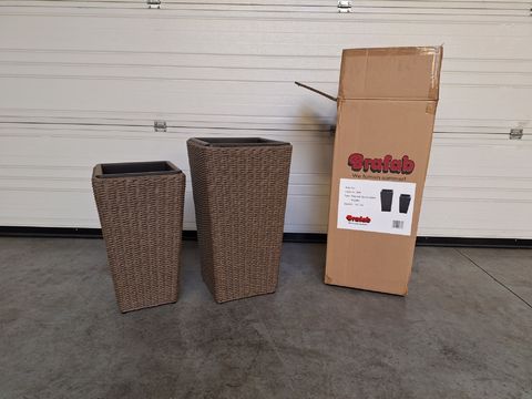 Brafab Ninja Bloempotten Set (2-delig)