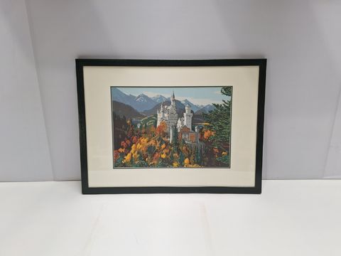 Ingelijst kunstwerk "Slot Neuschwanstein"