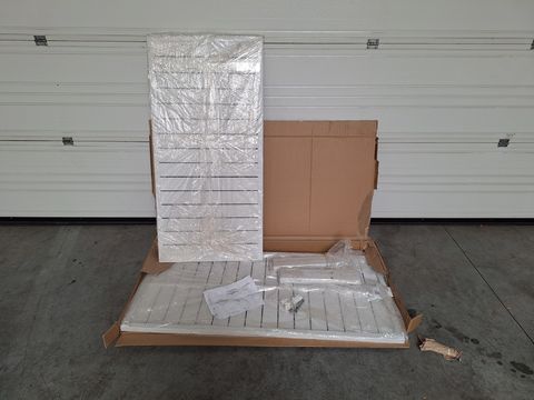 Brafab Avanti – Nieuwe Moderne Bijzet/Loungetafel met Dubbel Blad (143x65 cm)-Wit