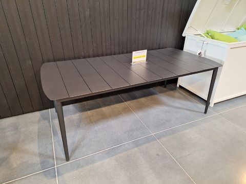 Brafab Grandby – Nieuwe Luxe Design Tuintafel (212x100 cm)-Zwart