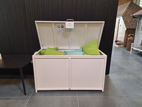 Brafab Turino – Nieuwe Luxe Aluminium Kussenkist met Gasveren (Wit)