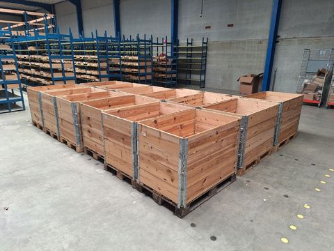 16 x europallets + 61 opzetranden