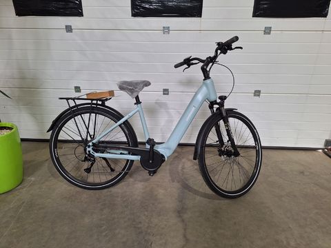 Elektrische Damesfiets Lombardo Maratea Plus 28” - Lichtblauw - Krachtige Bafang Middenmotor