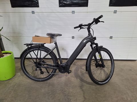 Elektrische Damesfiets Raymon TourRay E-Select - Antraciet - Yamaha Middenmotor