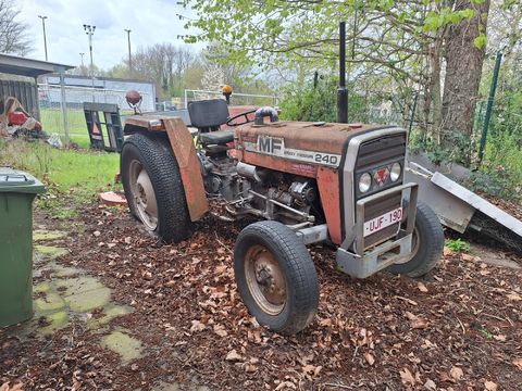 Massey Ferguson 240 Tractor met Weidebloter