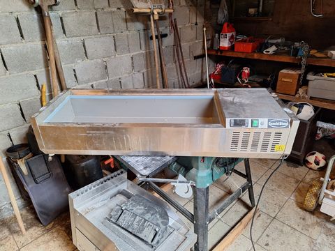 Professionele RVS Saladette / Opzetkoelvitrine