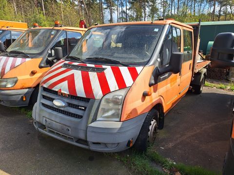 Ford Transit 350L – Dubbele Cabine met Open Laadbak
