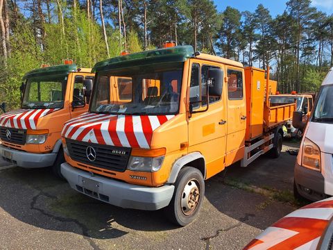 Mercedes-Benz Vario 814 DE – Dubbele Cabine met Palfinger Kraan