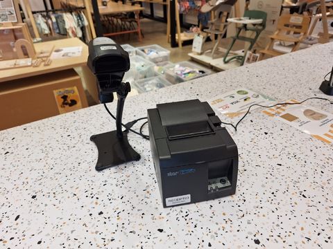 Kassaset – o.a. Star Bonprinter en Opticon Scanner