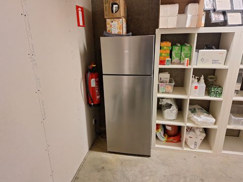 Koel-vriescombinatie AEG –(RVS look)