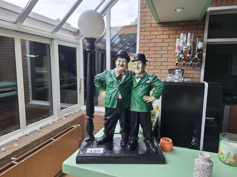 Decoratiebeeld Laurel & Hardy