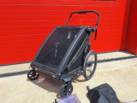Fietskar / Kinderwagen - Thule Chariot Sport 2 Double - Zwart (demo)