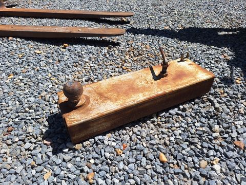 Trekhaakadapter / rangeerhulp voor heftruckvork