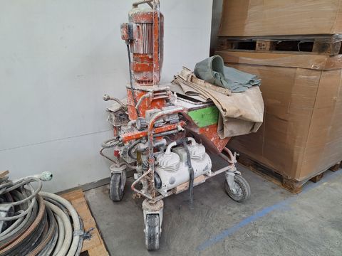 Professionele Gipsspuitmachine / Pleisterspuit met Toebehoren