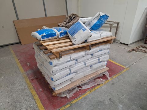 Pallet met 50 zakken Silka Dunbedmortel / Blokkenlijm (25 kg per zak)