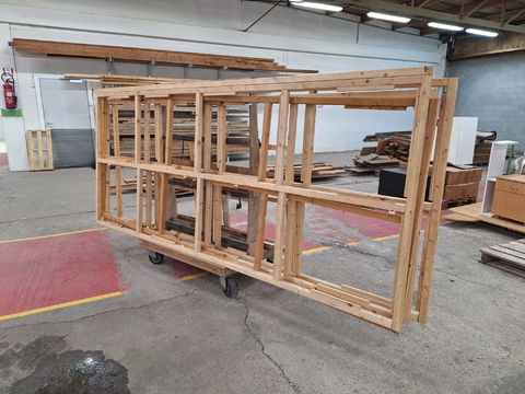 Transportwagen op Wielen inclusief Constructieframes