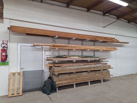 Wandstelling incl. Constructiehout
