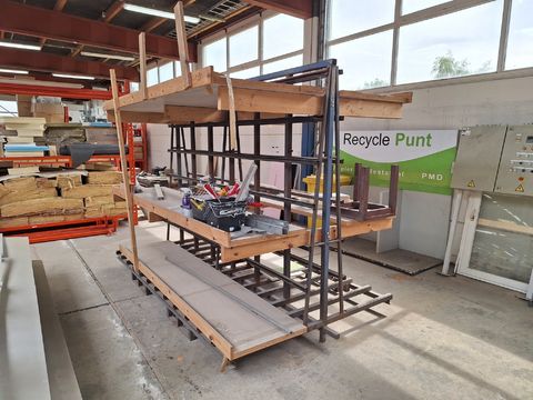 Dubbelzijdige Metalen A-Stelling