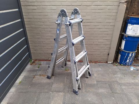 Aluminium vouwladder