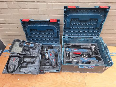3-delige Bosch Professional 10,8V / 12V accu-combiset