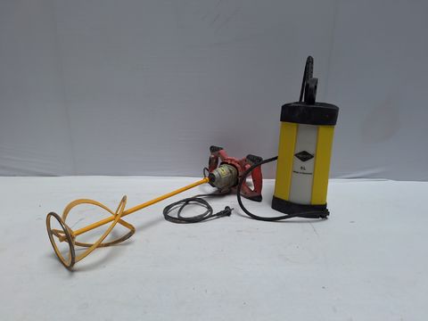 Mengmachine Altrad + drukspuit Mesto 5L