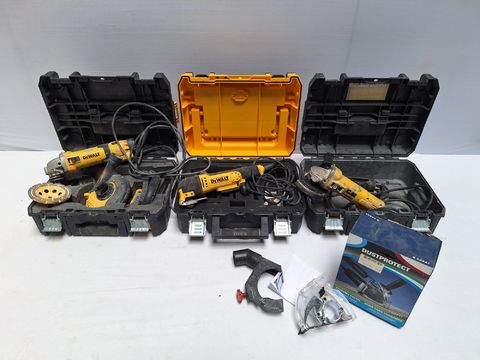 Set elektrische handgereedschappen DeWalt & Carat toebehoren