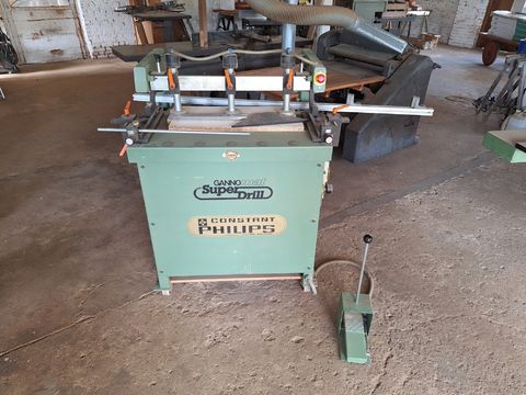 Gannomat SuperDrill Rijborenmachine / Deuvelboormachine