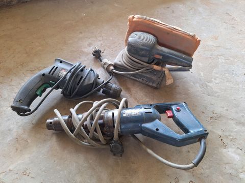 Various electric hand tools, including AEG, Elu and Skil (3 items)