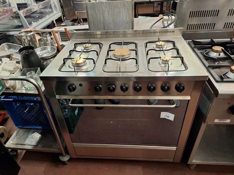 Etna - RVS Gas-Elektro Fornuis - 5 Pitten