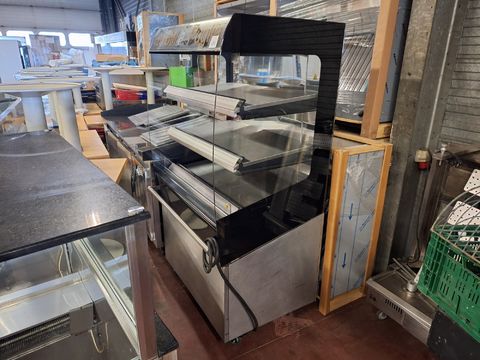 Fri-Jado freestanding heated display cabinet / heated unit on castors